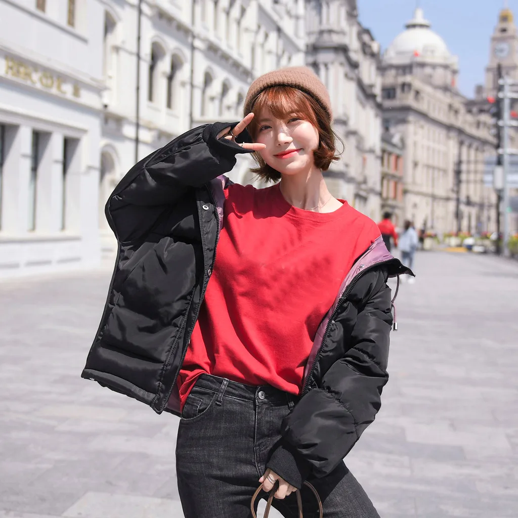 

winter jacket women plus size Warm Faux Fur Hooded Thick Warm Slim Jacket Overcoat Outcoat Coat ropa de invierno para mujer #y3