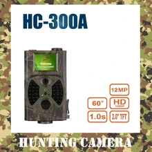 HC-300A HD 1080P 12MP охотничья камера Видео Скаутинг ночного видения со светодиодами камера ловушка для диких животных