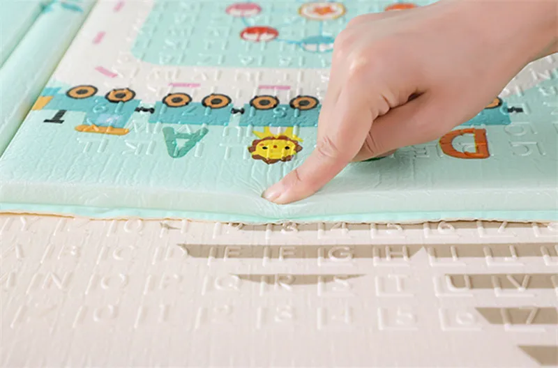 Складной детский двусторонний игровой коврик XPE Puzzle Детский коврик Tapete Infantil комната ползающий коврик нетоксичный Детский ковер Brinquedos