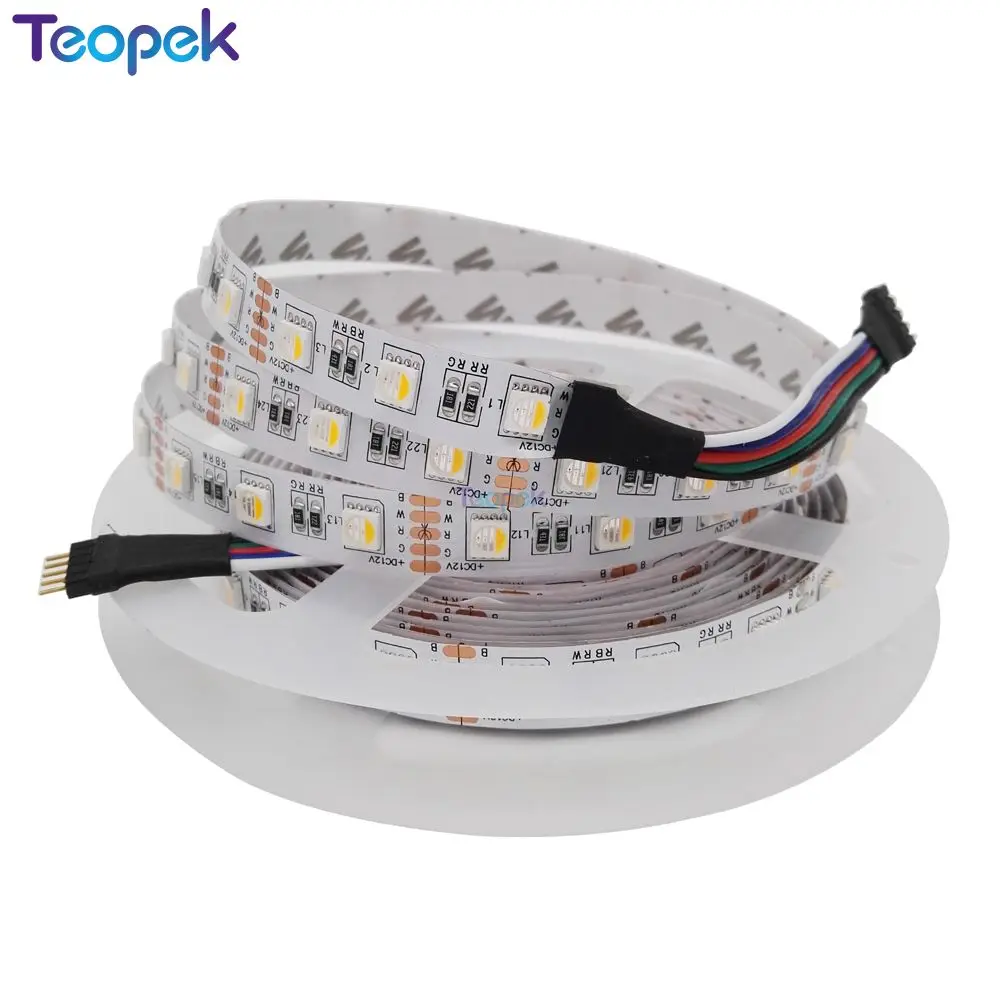 4 в 1 RGBW Светодиодные ленты комплект 5050 SMD 60 Светодиодный s/m 12v+ 40key ИК пульт дистанционного управления+ 12V 5A Мощность