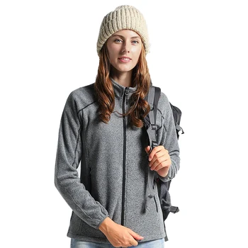 

ZYNNEVA Women Outdoor Fleece Jacket Autumn Winter Breathable Windproof Fleece Coat Warm Pure Color Fashion Cardigan GK5206