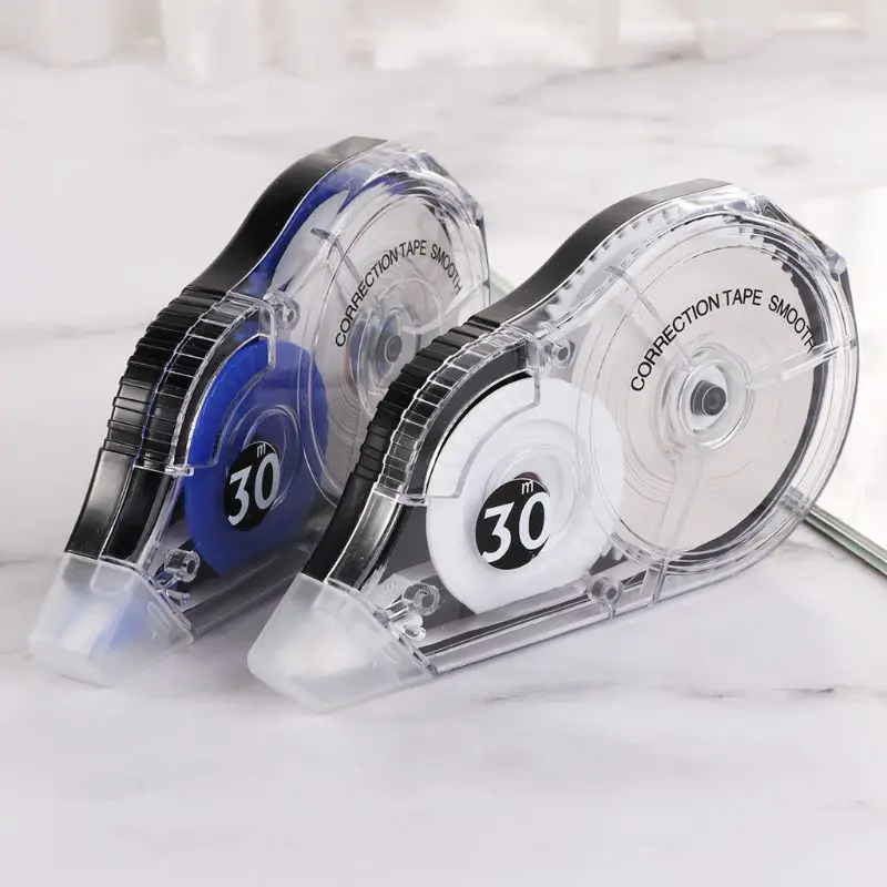 5pcs/set Practical Correction Tape Roller 30m Long White Sticker Study Stationery Office Tool School Supplies