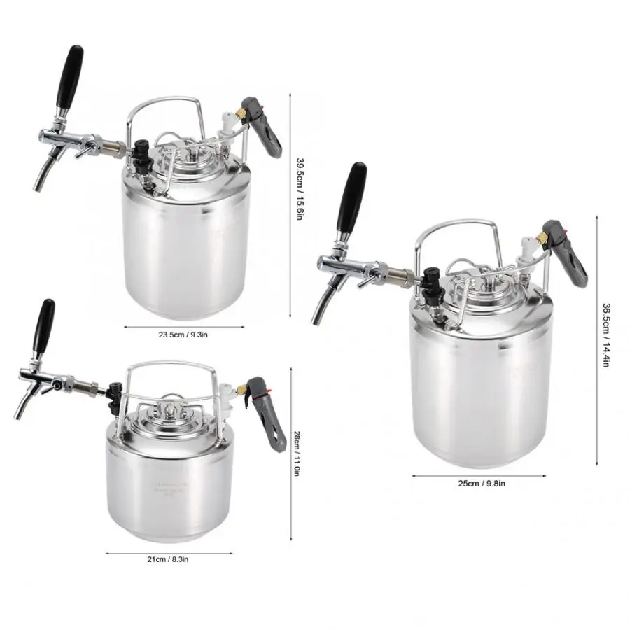 Барная посуда из нержавеющей стали открывалка для бутылок Keg система с регулируемым кран Набор для домашнего дозирования пивоварения аксессуары для вина для котейлей, пива