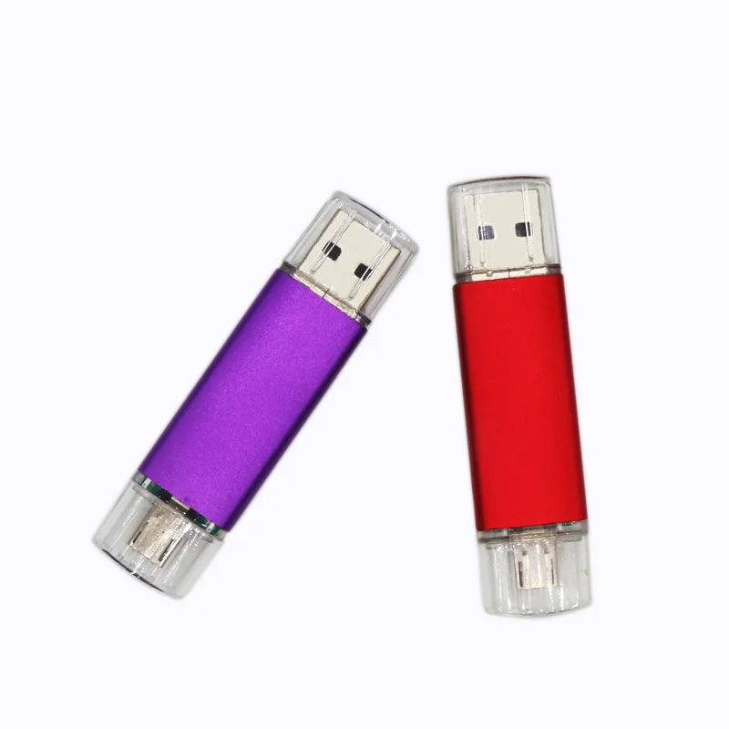Флеш-диск USB 2,0 OTG для телефона Android высокоскоростная карта памяти, Флеш накопитель 64 ГБ 32 ГБ 16 ГБ 8 ГБ USB флеш-накопитель из металла