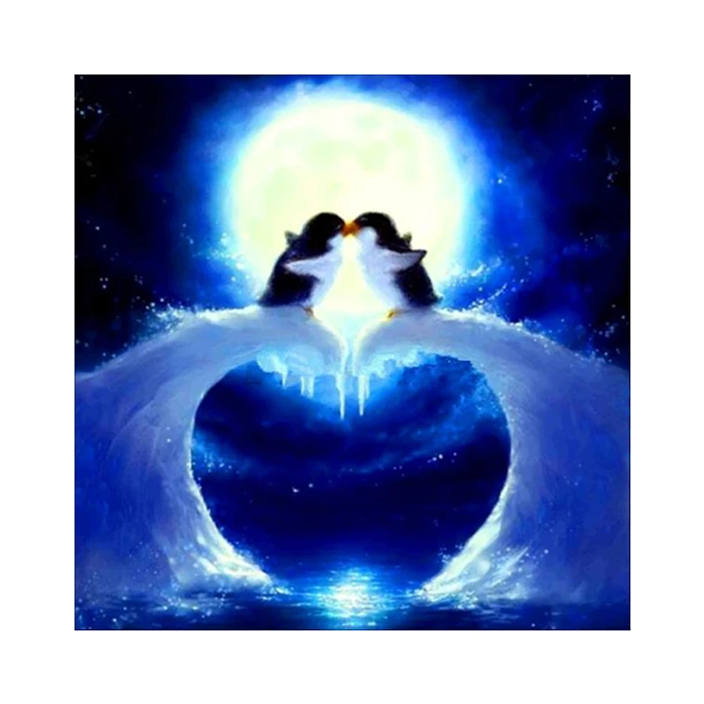 Набор для алмазной живописи 5D вышивки крестиком мультяшное животное пингвин