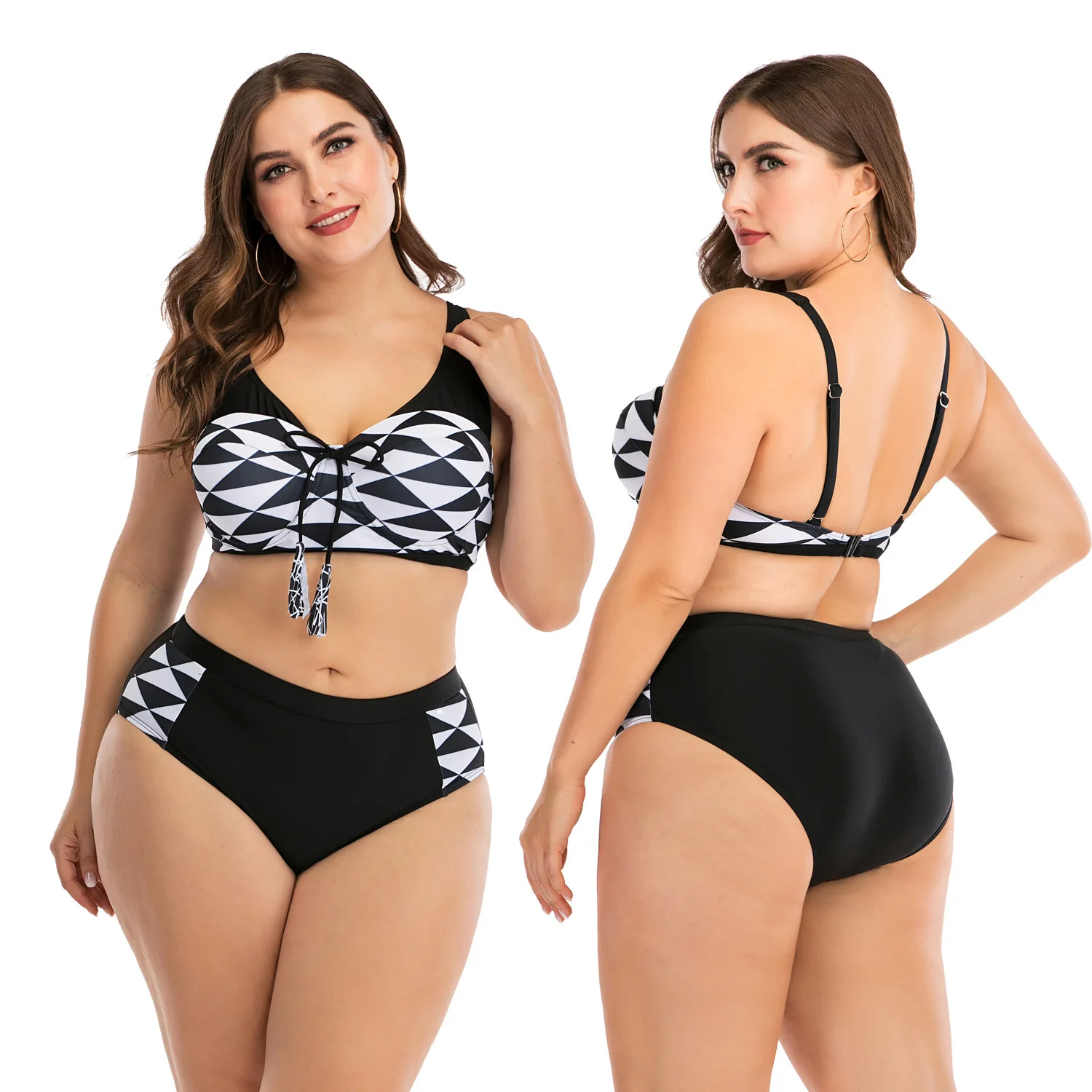 

L-4xl Women's Sexy Fashion Plus Size Swimsuit Women's Bikini Swimsuit Women's Direct Shipment