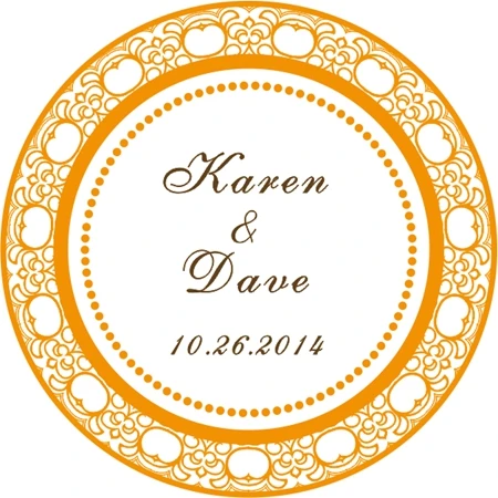 New Paper Custom Adhesive Sticker / Label For Baby Shower Birthday Circle 5cm | Дом и сад