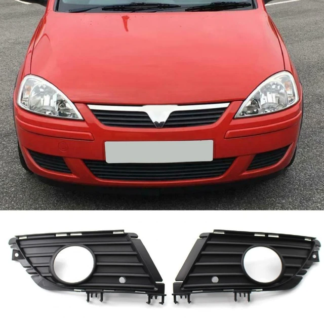 Auto Fog Light Bezel ABS Left Right Car Accessory Driving Light Grille Cover  1400728 1400726 for Vauxhall Corsa 03-06 - AliExpress