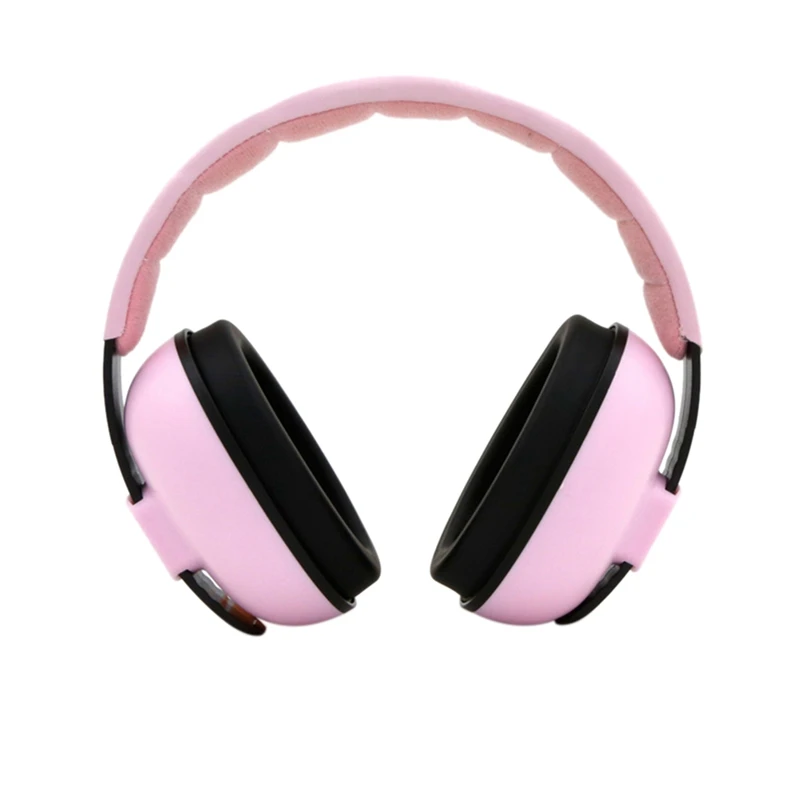 

Adjustable Baby Earmuffs Hearing Protection Ear Defenders Noise Reduction For 3 Months-5 Years Old Child Baby(Pink)
