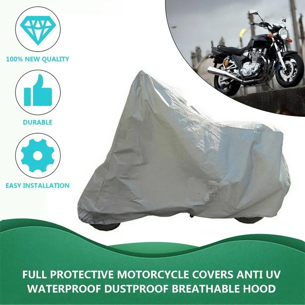 Hot Full Protective Motorcycle Covers Anti UV Waterproof Dustproof Rain Covering Motorbike Breathable Hood Outdoor Indoor Tent | Автомобили