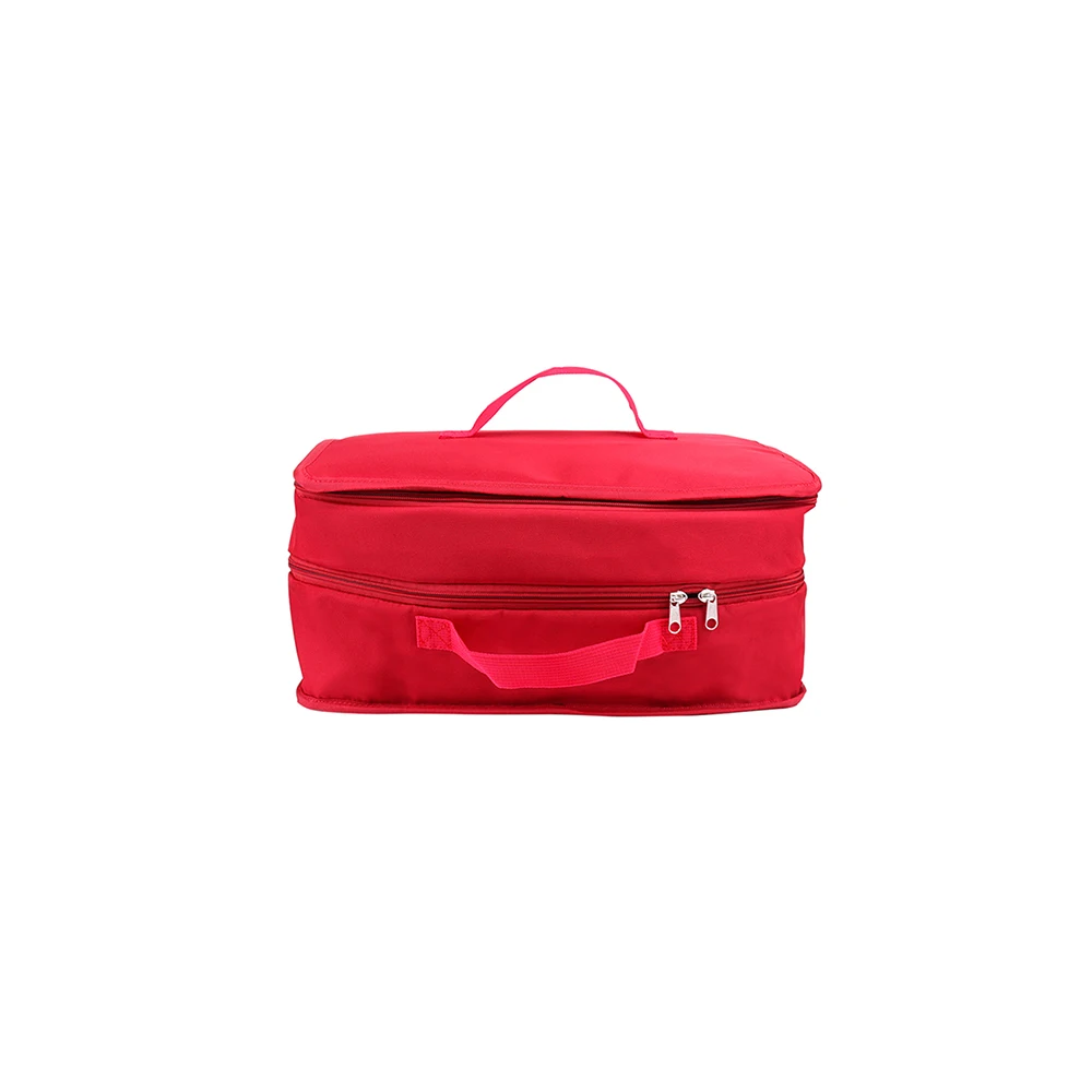 Красный Oxford Packing Cube Travel Bag System Durable 3 Layers Large Capacity Of Bags Unisex Clothing Sorting Organize Wholesale - Цвет: Красный
