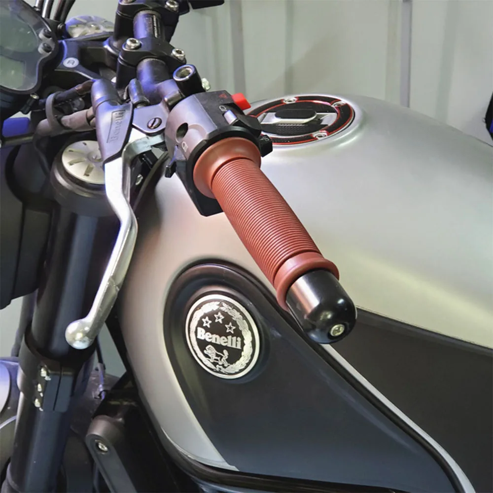 Резина Классический Винтаж 22 мм мото руль Винтаж Ретро для стилей запчасти универсальные аксессуары для мотоцикла мотоциклетная рукоятка