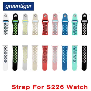 

Greentiger Strap For S226 F8 Smart Watch Silica Smart Band Strap Wrist Strap Accessories replacement belt Strap Men women