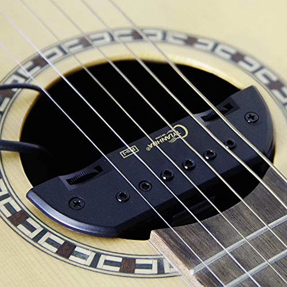 SKYSONIC PRO-1 Soundhole Dual-coil Магнитная Акустическая гитара звукосниматель среднего диапазона мягкий тон для 94-105 мм гитары звук-отверстие