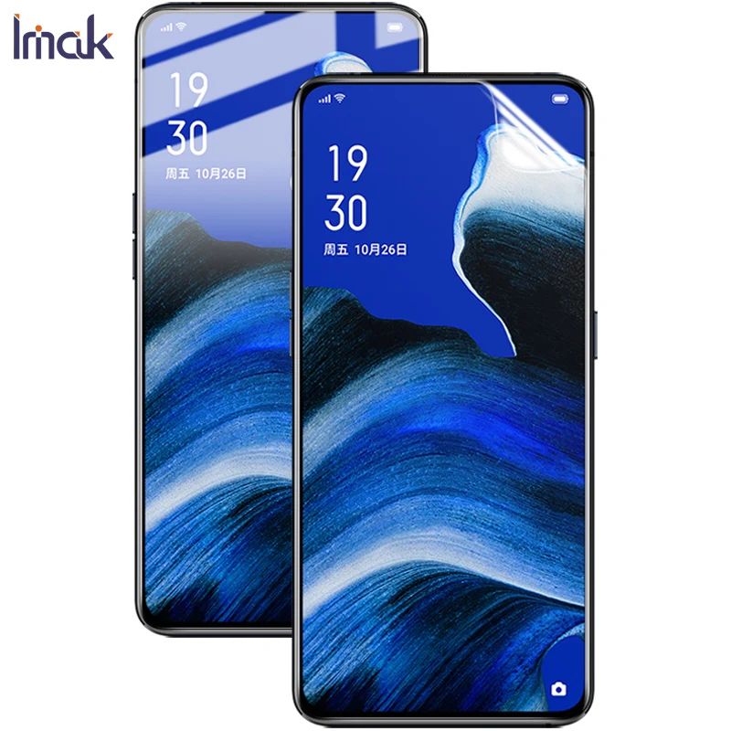 Imak Hydrogel III для OPPO Reno2, 2 шт., защита для заднего экрана, передняя, задняя, полное покрытие, мягкая защитная пленка, не стекло