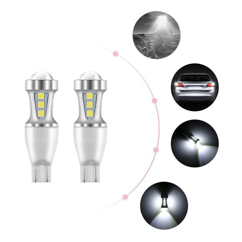 Светодиодная лампа W16W T15 3030 18SMD автомобильная заднего хода|Сигнальная лампа| |