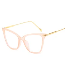 Xojox, женские сексуальные очки кошачий глаз, оправа, большие очки, оптические очки для близорукости, металлические Компьютерные очки, оправа по рецепту