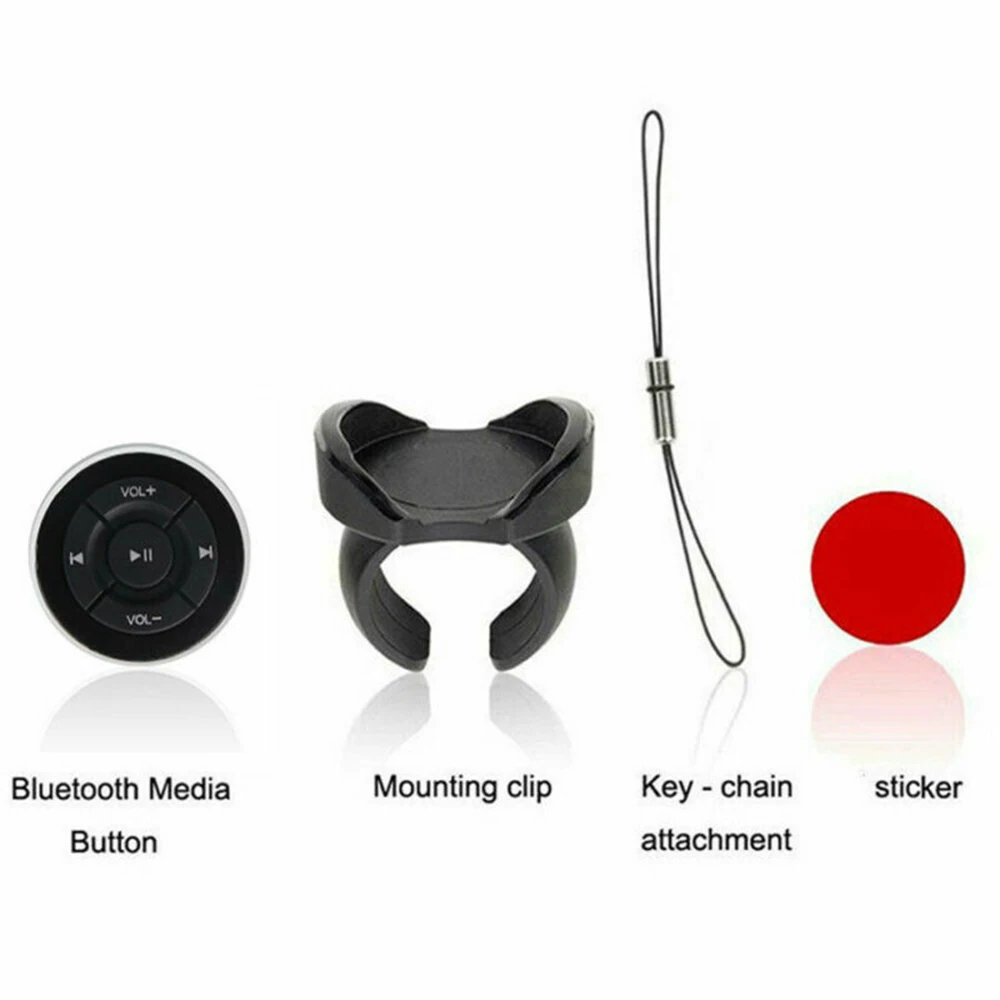 Автомобильный руль беспроводной пульт дистанционного управления Bluetooth MP3 музыкальный плеер набор кнопок украшения Аксессуары