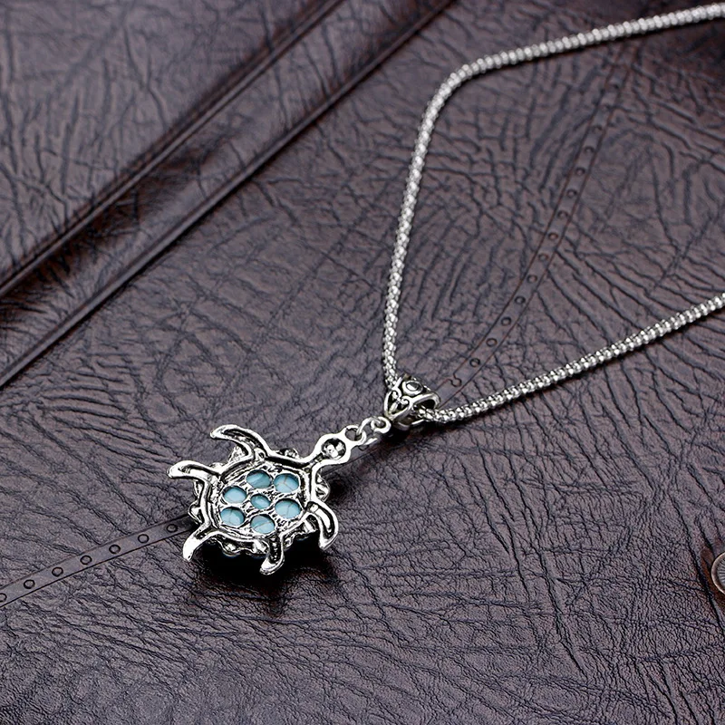 Ожерелье ювелирные изделия de moda 2020 хип хоп бирюзовый кулон ожерелье аксессуары