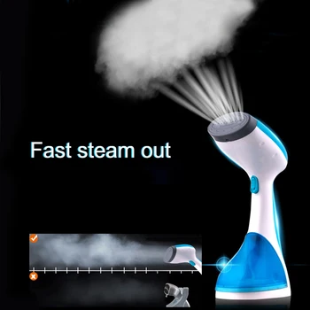 

Portable Iron Handheld Fabric Steamer Ironing Machine Steam Iron 25 Seconds Fast-Heat Garment Steamer Ironing