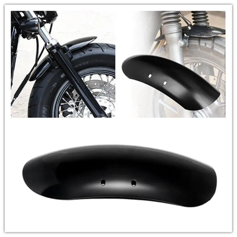 

Motorcycle Splash Guard Metal Short Front Fender Mudguard Motorcycle Wheel Protector Cover Mask For 2010-2017 Harley Sportster