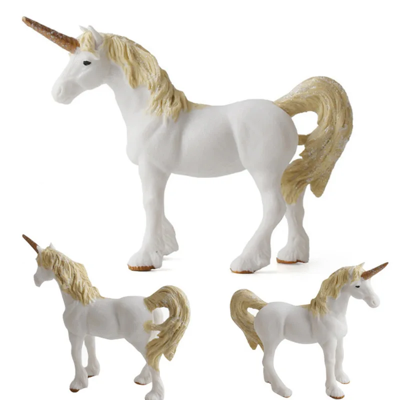 Pegasus Единорог фигурки и игрушки Pegasus эльф Tenma миниатюрные животные модель для детей подарок настольный домашний Декор детские игрушки
