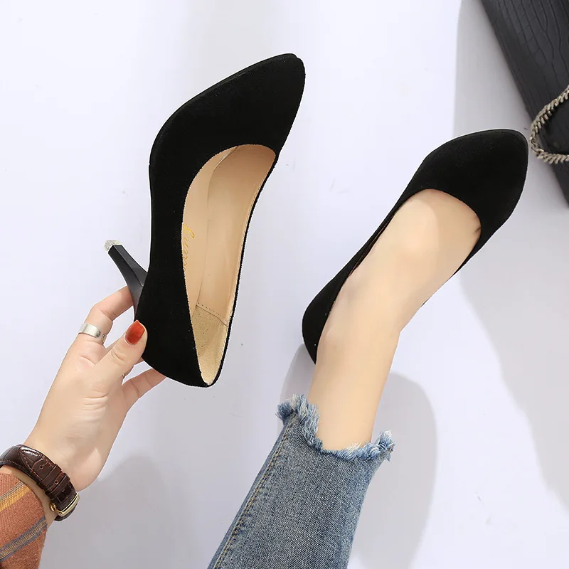 

Mu zi yi Large Size WOMEN'S Shoes New Style High Heel Shoes Fashion Shoes Versatile Women's AliExpress