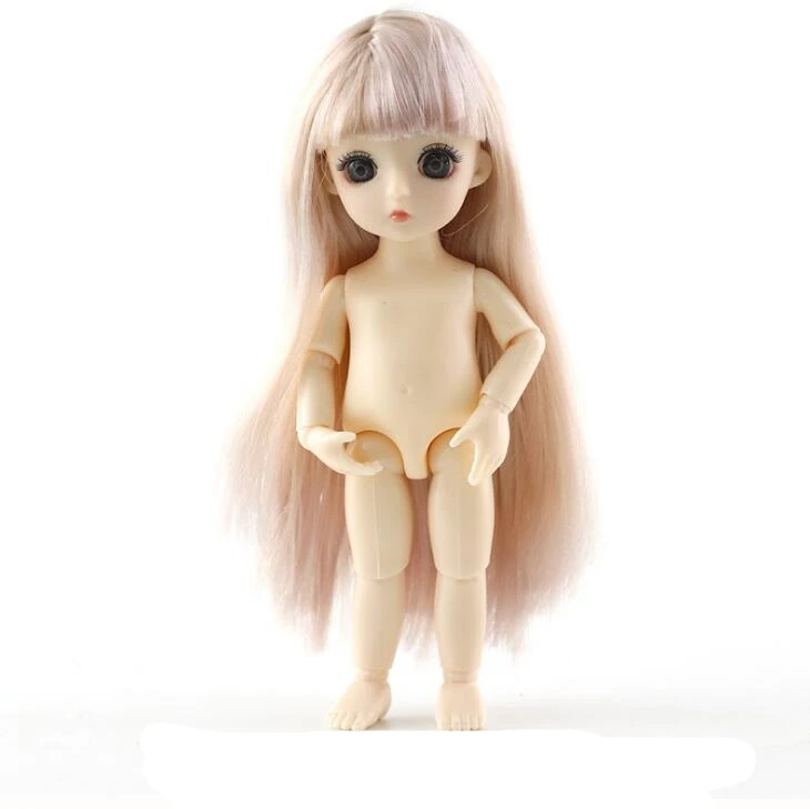 9 13 подвижных шарнирных 16 см 1/8 куклы игрушки BJD кукла голая обнаженная женская мода тела Куклы Игрушки для девочек подарок нормальная кожа - Цвет: 9
