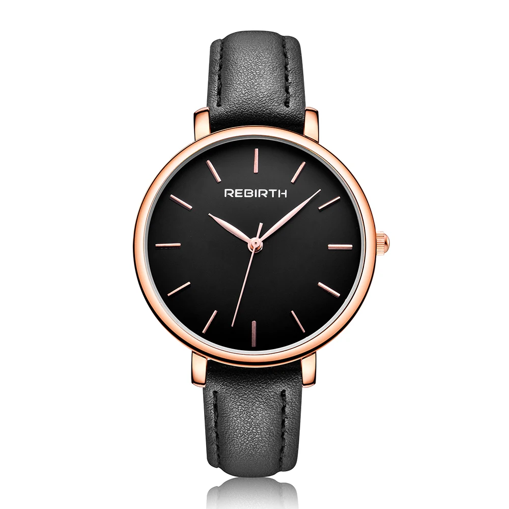 black watch women Женские часы повседневные часы брендовые Роскошные модные женские часы кожаные оригинальные часы бизнес простые классические элегантные часы - Цвет: black watch women