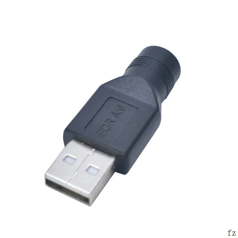 200 шт. DC 5,5*2,1 мм Женский-Мужской USB адаптер совместимый с DC 5,5*2,5 мм Мужской USB адаптер