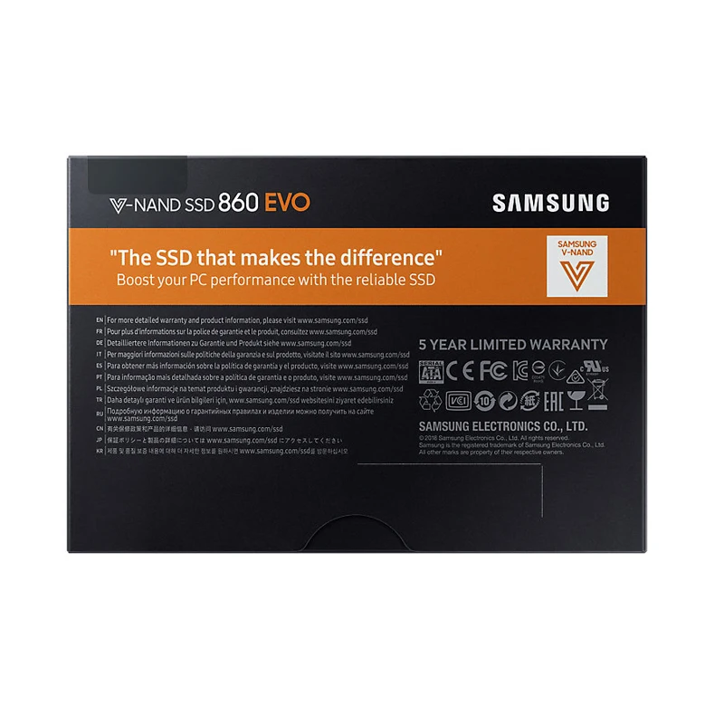 SAMSUNG SSD 860 EVO 250GB 500GB 1 ТБ Внутренний твердотельный диск HDD TLC SATA III 2,5 дюйма для ноутбука