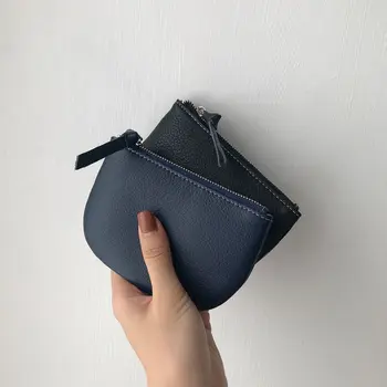 

2020 new soft leather leather coin purse women coin purse clear purse