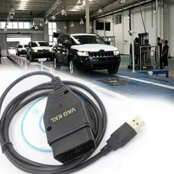 Универсальный автоматический диагностический инструмент USB кабель для KKL VAG-COM 409,1 OBD2 диагностический сканер автомобильный аксессуар