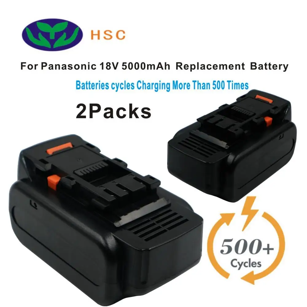 2 шт. 5000 мАч 18650 Батарея чехол PAN18B литий Батарея 18V Замена для panasonic Батарея 18v EZ9L50 FMC688L