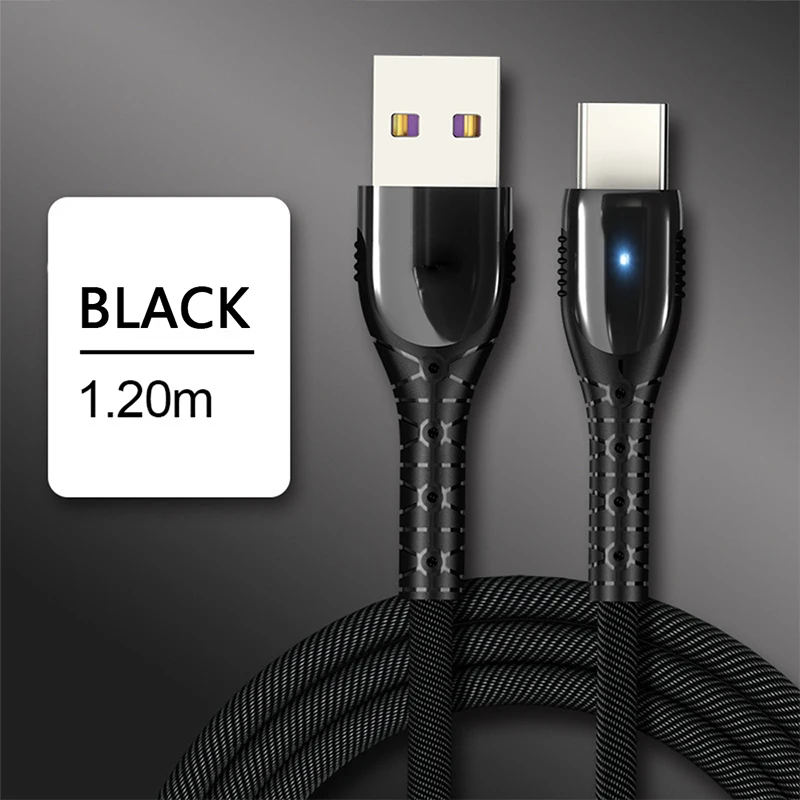 5A Usb C type C Быстрая зарядка кабеля для huawei P30 P20 Pro Lite mate 20 30 Pro зарядный кабель Usb Tipo C Supercharge Usbc Cabo
