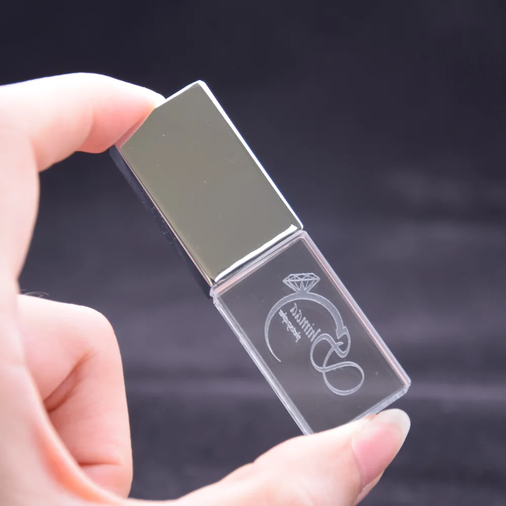 Емкость кристалл USB флэш-накопитель розовое золото pendrive memory stick 4 ГБ 8 ГБ 16 ГБ 32 ГБ 64 Гб диск для хранения(более 10 шт. бесплатный логотип