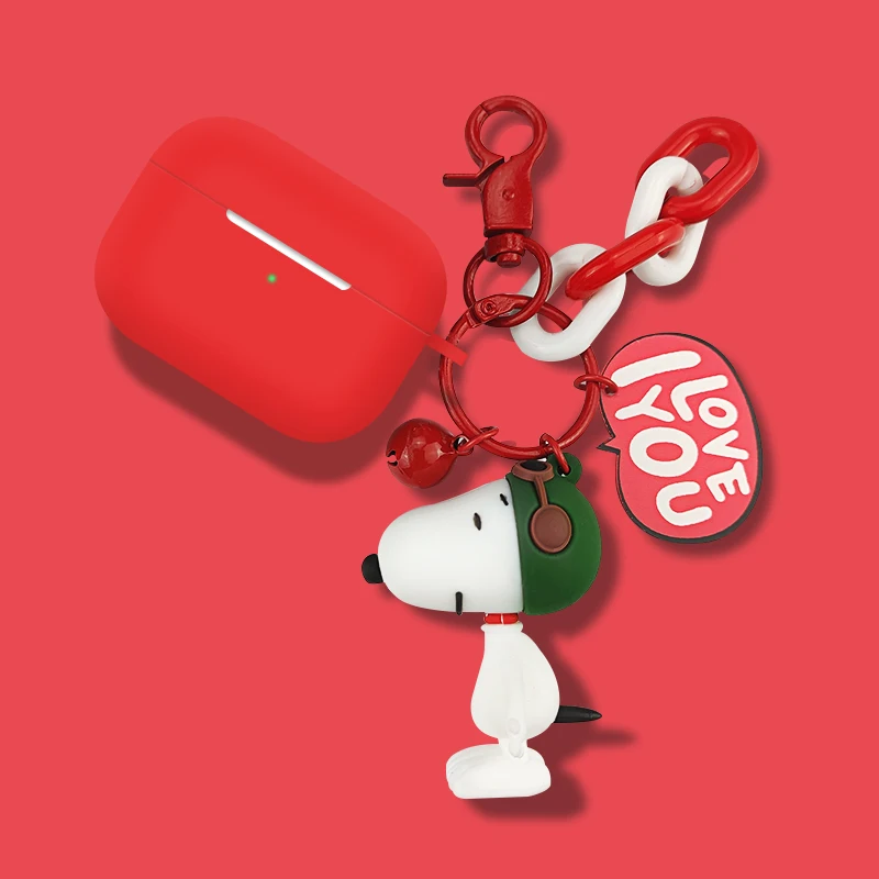 Милый 3D мультфильм брелок силиконовый наушник гарнитура чехол для Airpods 3 Зарядка беспроводной Bluetooth для AirPods Pro - Цвет: 11