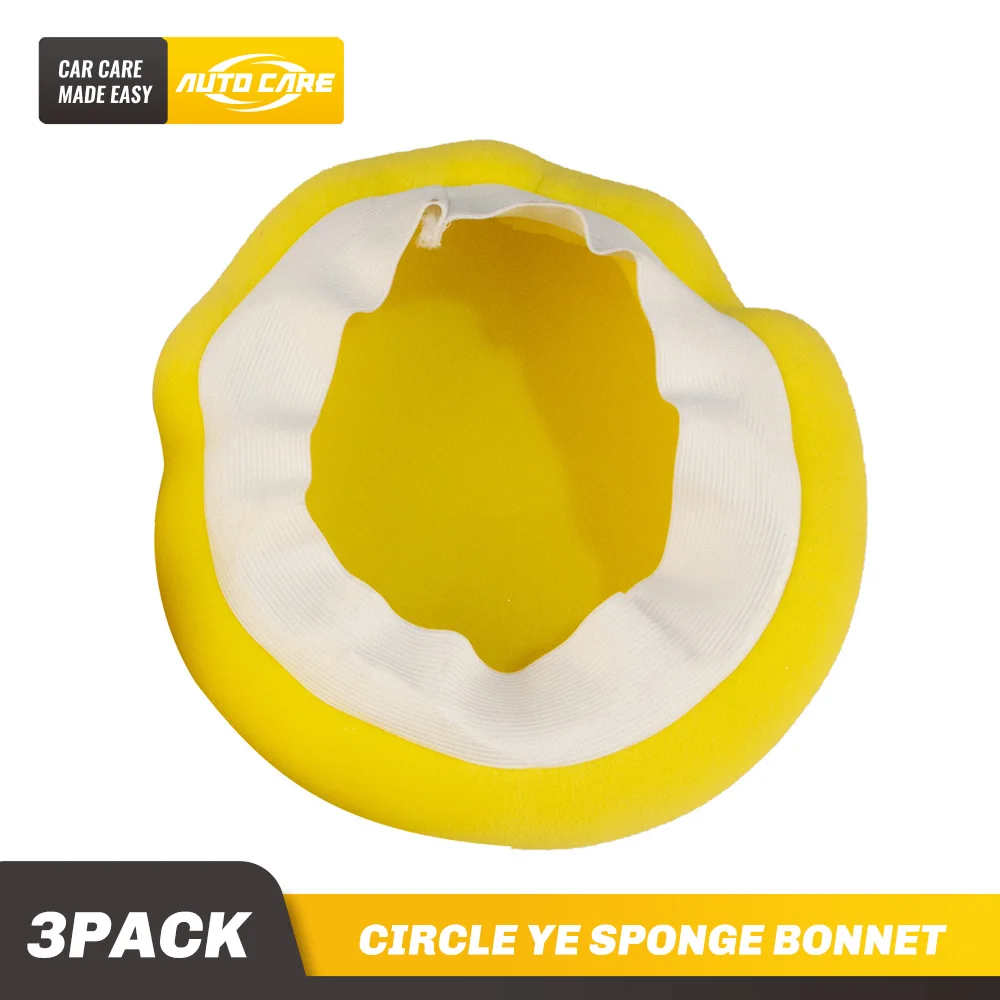 

3Pcs/lot 5-10" Circle Sponge Bonnet AutoCar Polisher Pad Bonnet For Car Polisher Polishing Buffing Pad Cover Car Accessiors