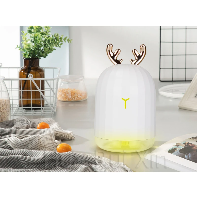 

Prevent indoor and dry skin 220ML USB aromatherapy essential oil diffuser ultrasonic cold mist humidifier air purifier LED offic