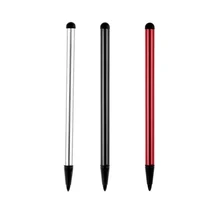 Стилус резистивный и емкостный стилусы для сенсорных экранов жесткий наконечник для iPhone samsung Windows Mobile практичный дизайн Серебряный