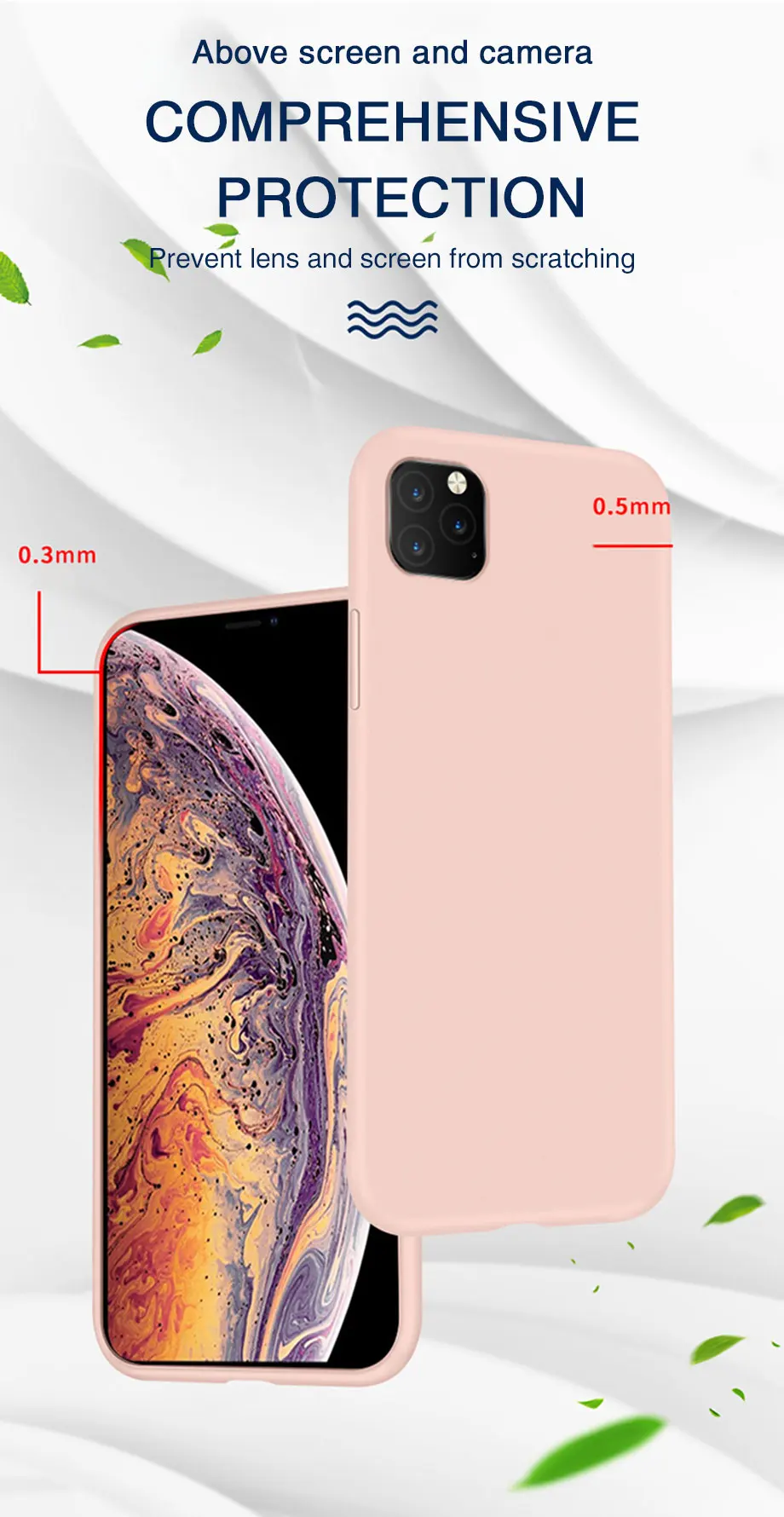Силиконовый чехол для iPhone 11 Pro Max, чехол из мягкого ТПУ, матовый цветной чехол для телефона s, чехол для iPhone 6, 7, 8 Plus, 6 S, XS Max, XR X, чехол