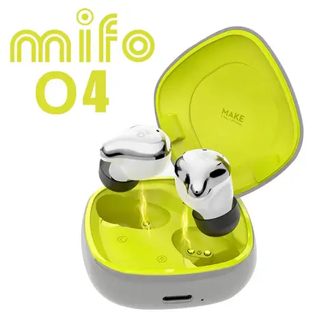 Verdadeiro sem Fio Fones de Ouvido com Bluetooth e Isolamento Ruído da Torneira Mifo Esportes Sweatproof Mini Controle o4 Tws 5.0 Mod. 1458347