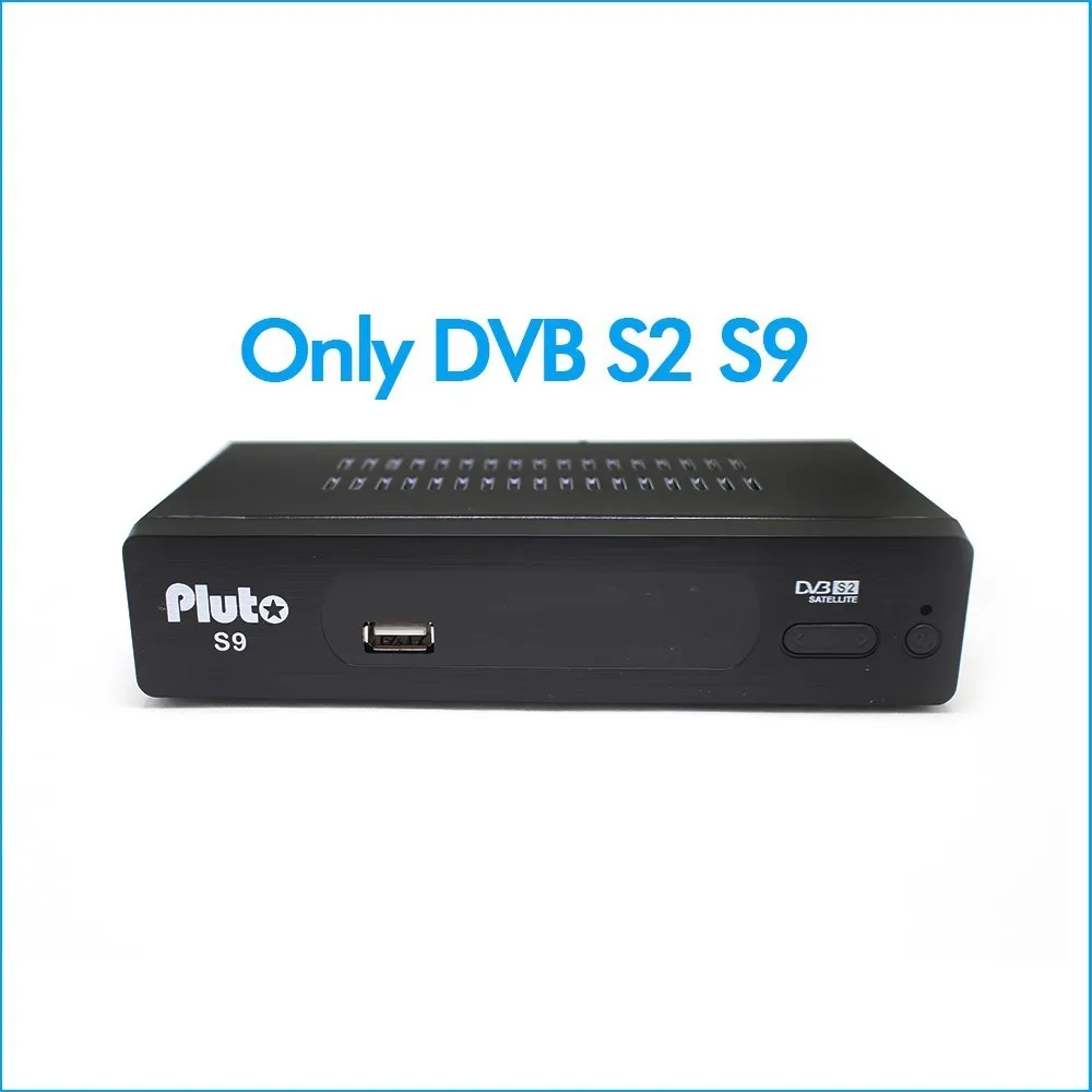 Vmade S2 Pluto S9 HD цифровой спутниковый ресивер DVB-S2 ТВ-тюнер рецептор MPEG-2/4 H.264 Поддержка Youtube Bisskey IP tv Cccam - Цвет: Черный