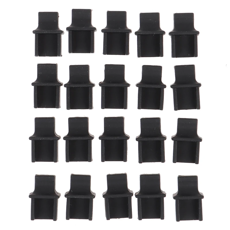 20pieces RJ45 Network Port Protective Rubber Cover Network Connector End Cap Clean protection plug