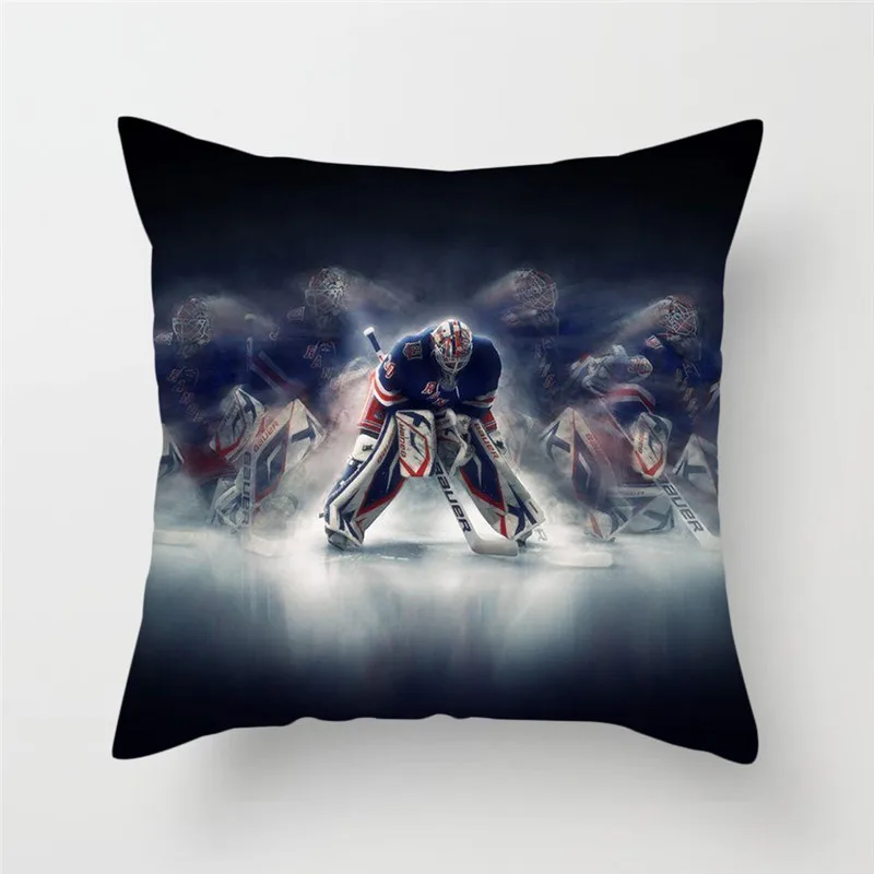 Fuwatacchi хоккейная Спортивная наволочка NHL Спортивная наволочка 45x45 см для подушки на диван-кровать для дома автомобиля декоративные подушки