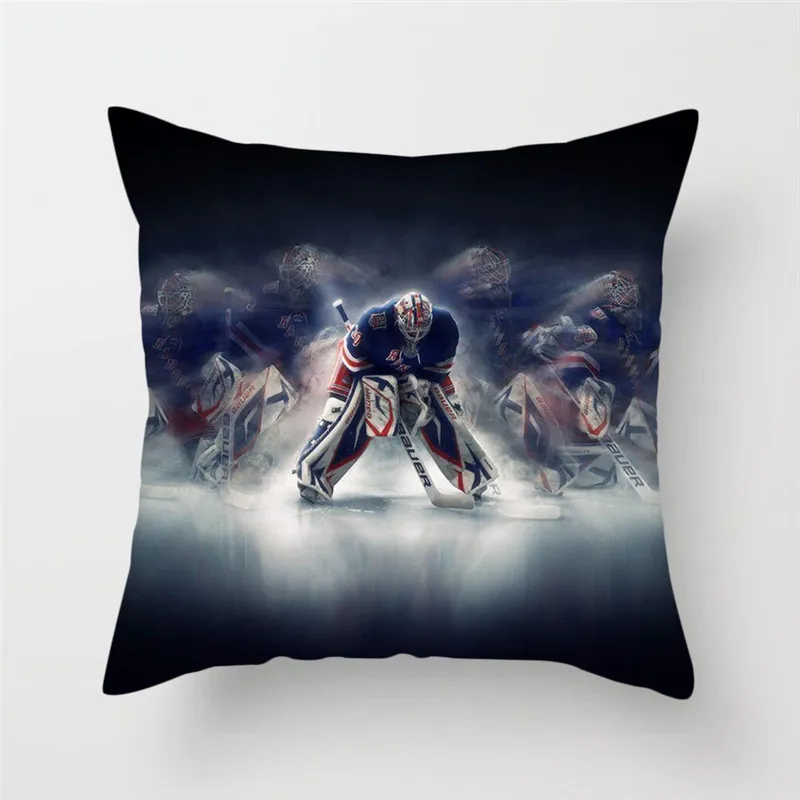 Чехол для подушки Fuwatacchi хоккея спортивный чехол NHL 45x45 см на диван кровать дома