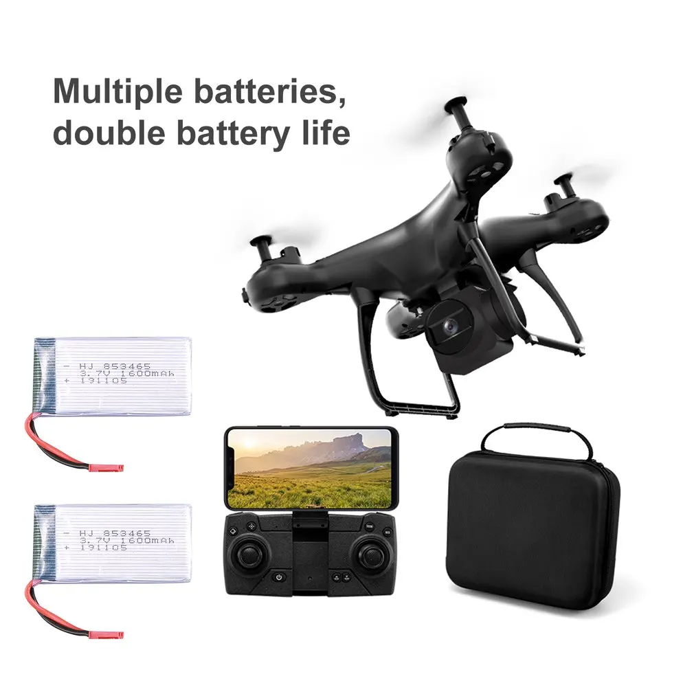 Wi-Fi FPV с широкоугольным HD камерой 1080P режим удержания высоты складной рычаг SH4 2,4G 4G RC Квадрокоптер Дрон в подарок
