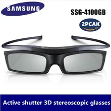 2 шт. в упаковке, официальные Оригинальные 3D очки, ssg-4100GB, 3D Bluetooth очки активного действия, очки для samsung 3D tv series