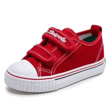 

MXHY children's shoes boys canvas shoes2019spring and autumn new girls shoes low to help small white shoes kids sneakers Canvas