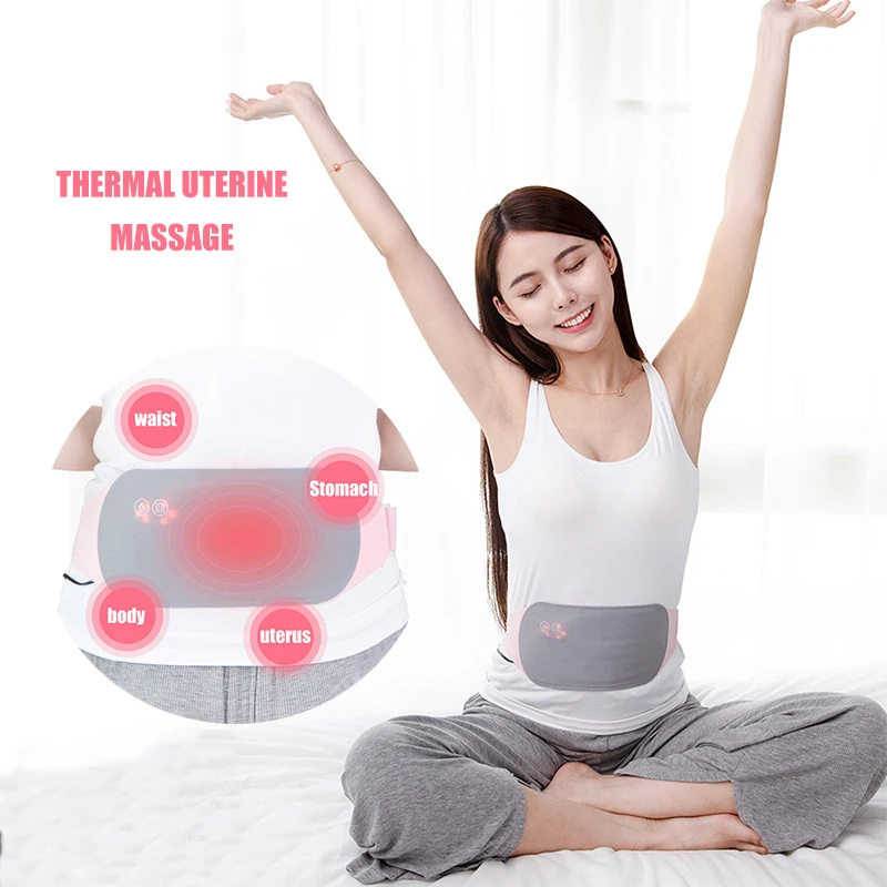 

Authentic Infrared Wireless Warm Uterus Belts Electric Heating Massager Ladys Palace Menstrual Stomachache Massage Health New